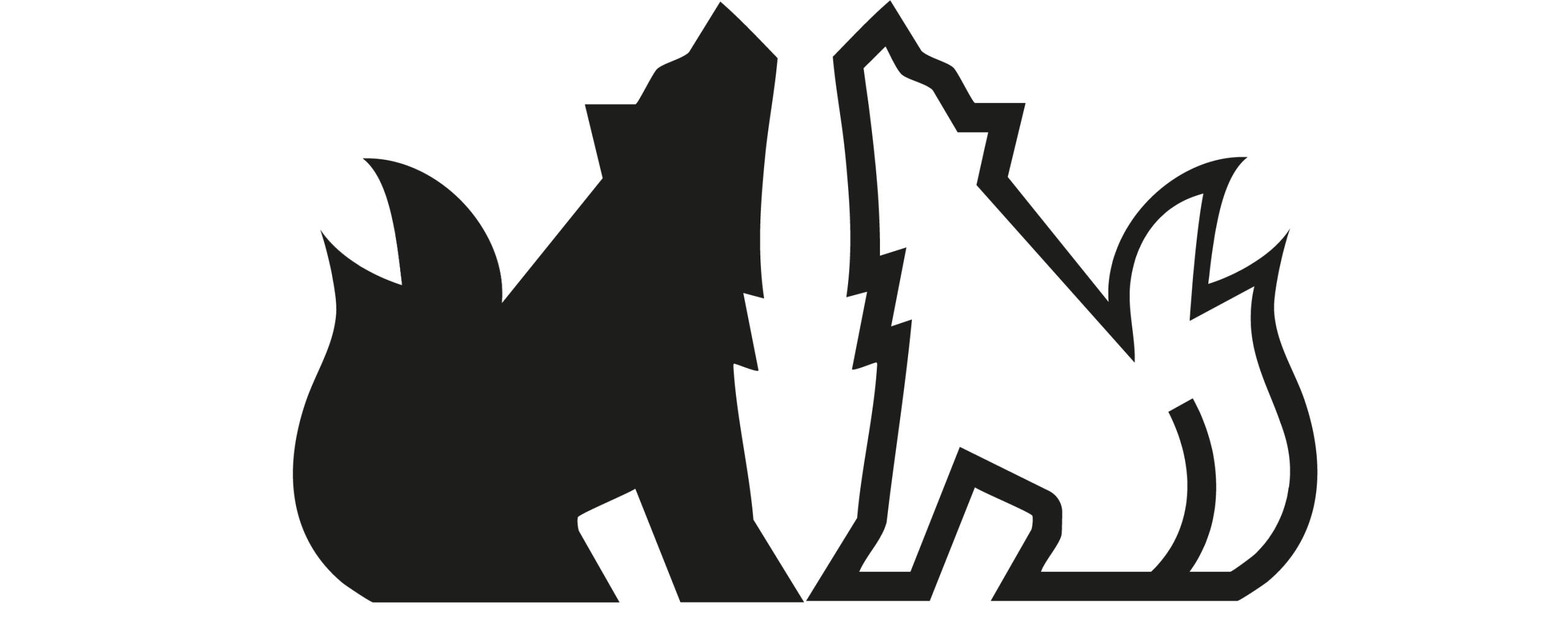 Logotype noir et blanc